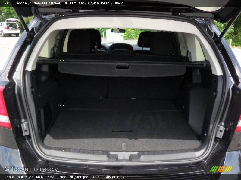 Brilliant Black Crystal Pearl / Black 2011 Dodge Journey Mainstreet
