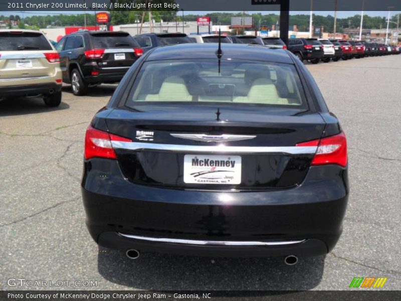Black / Black/Light Frost Beige 2011 Chrysler 200 Limited