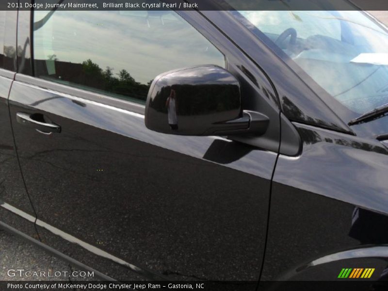 Brilliant Black Crystal Pearl / Black 2011 Dodge Journey Mainstreet