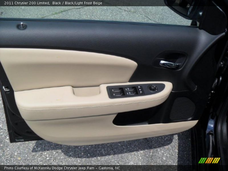 Black / Black/Light Frost Beige 2011 Chrysler 200 Limited