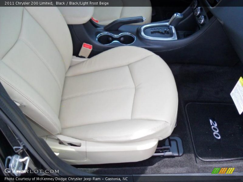 Black / Black/Light Frost Beige 2011 Chrysler 200 Limited