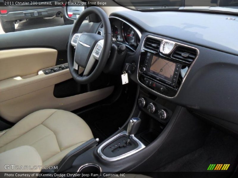 Black / Black/Light Frost Beige 2011 Chrysler 200 Limited
