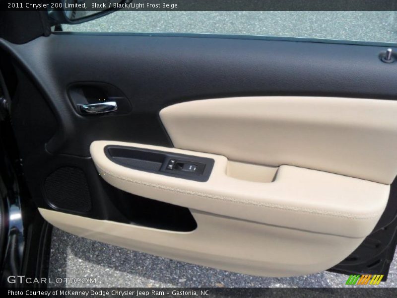 Black / Black/Light Frost Beige 2011 Chrysler 200 Limited