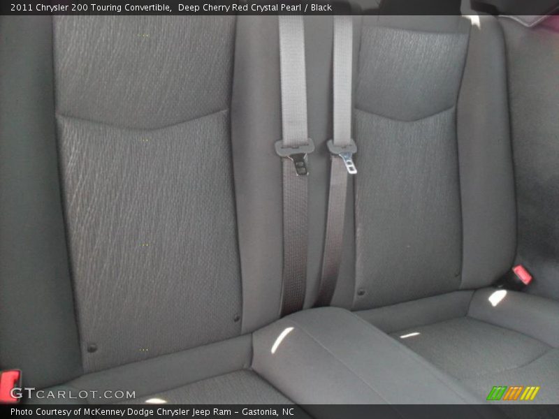 Deep Cherry Red Crystal Pearl / Black 2011 Chrysler 200 Touring Convertible