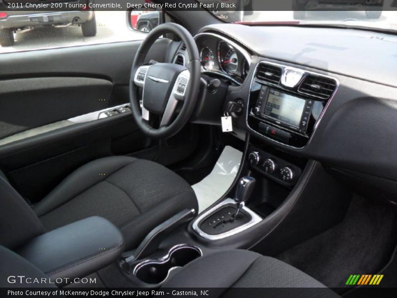  2011 200 Touring Convertible Black Interior
