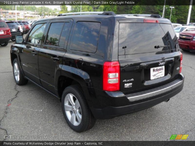 Brilliant Black Crystal Pearl / Dark Slate Gray/Light Pebble 2011 Jeep Patriot Latitude X 4x4