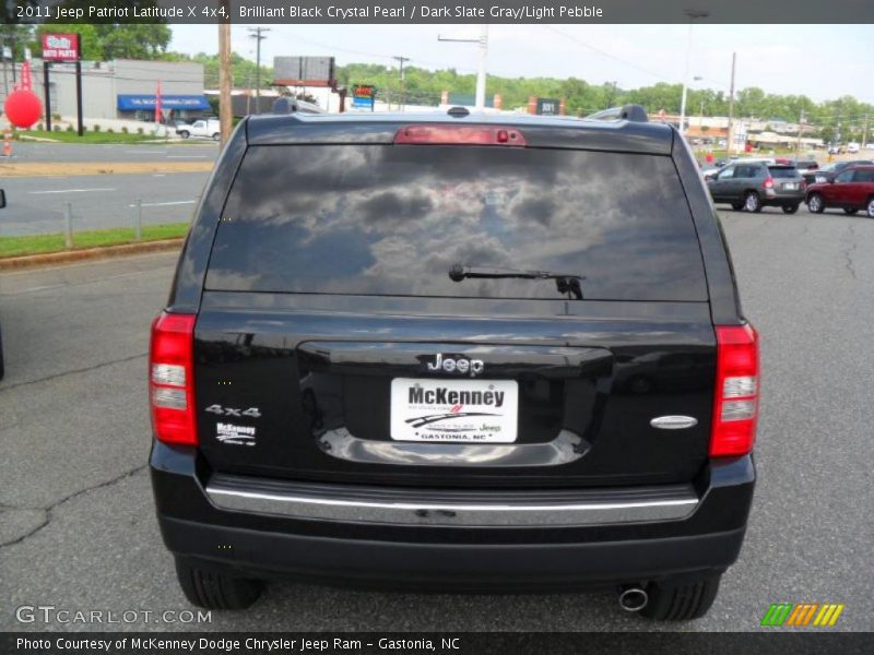 Brilliant Black Crystal Pearl / Dark Slate Gray/Light Pebble 2011 Jeep Patriot Latitude X 4x4
