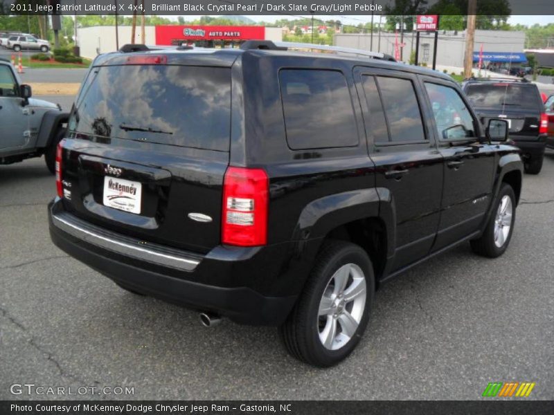 Brilliant Black Crystal Pearl / Dark Slate Gray/Light Pebble 2011 Jeep Patriot Latitude X 4x4