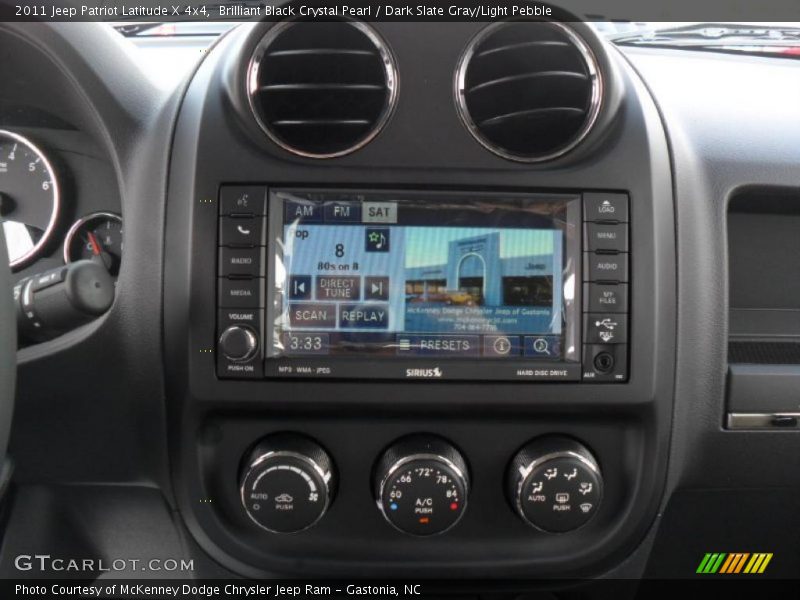 Brilliant Black Crystal Pearl / Dark Slate Gray/Light Pebble 2011 Jeep Patriot Latitude X 4x4