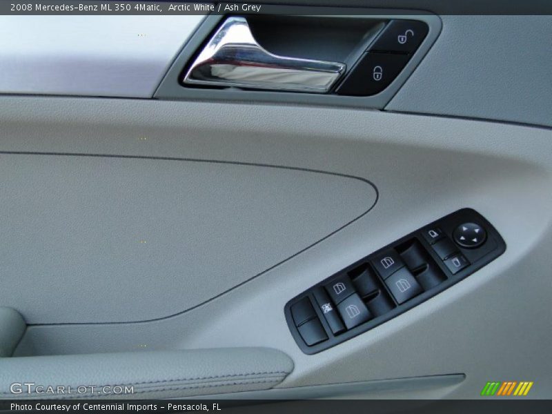Arctic White / Ash Grey 2008 Mercedes-Benz ML 350 4Matic