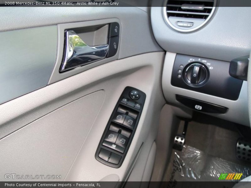 Arctic White / Ash Grey 2008 Mercedes-Benz ML 350 4Matic