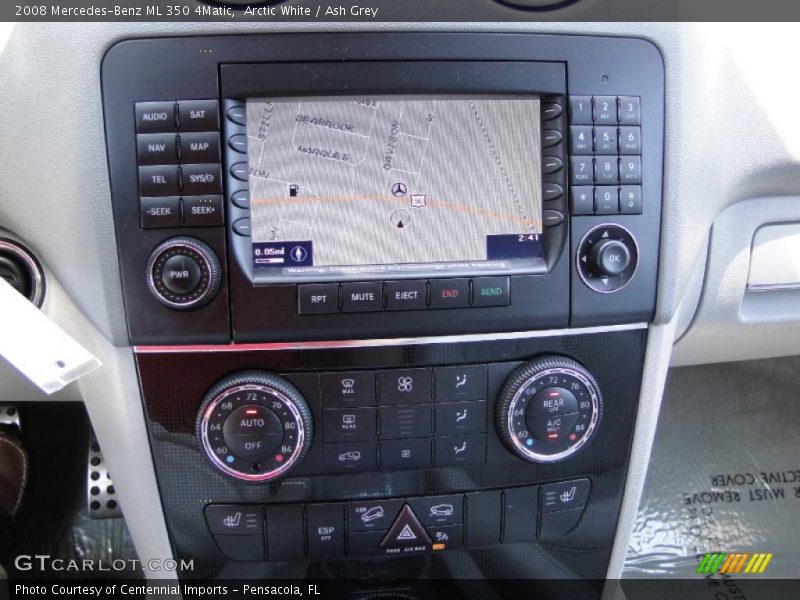 Arctic White / Ash Grey 2008 Mercedes-Benz ML 350 4Matic