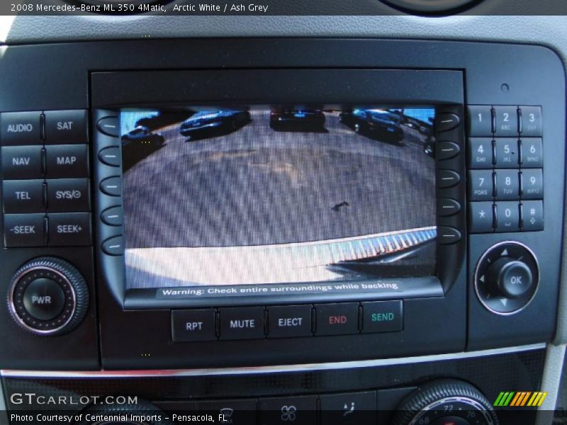 Arctic White / Ash Grey 2008 Mercedes-Benz ML 350 4Matic