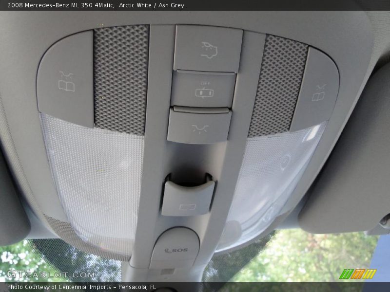 Arctic White / Ash Grey 2008 Mercedes-Benz ML 350 4Matic