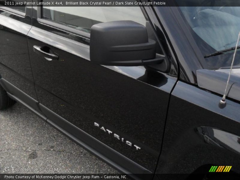 Brilliant Black Crystal Pearl / Dark Slate Gray/Light Pebble 2011 Jeep Patriot Latitude X 4x4