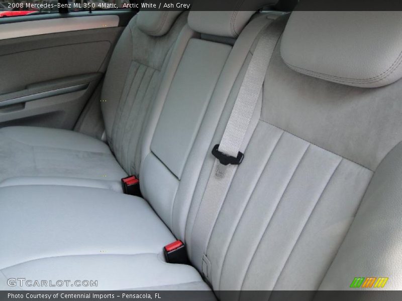 Arctic White / Ash Grey 2008 Mercedes-Benz ML 350 4Matic