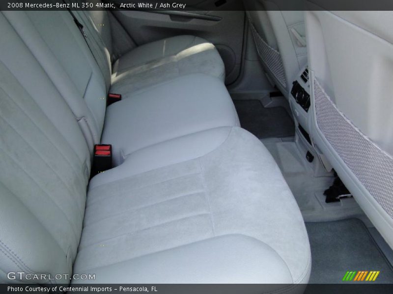 Arctic White / Ash Grey 2008 Mercedes-Benz ML 350 4Matic
