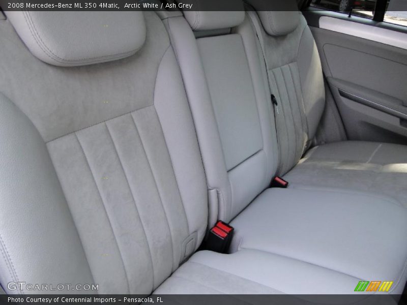 Arctic White / Ash Grey 2008 Mercedes-Benz ML 350 4Matic
