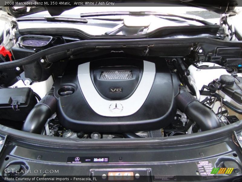 Arctic White / Ash Grey 2008 Mercedes-Benz ML 350 4Matic