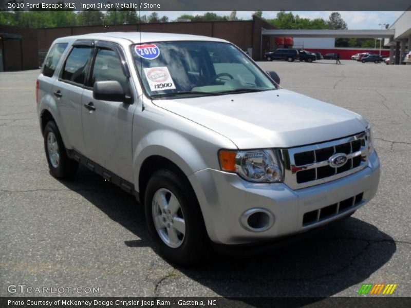 Ingot Silver Metallic / Stone 2010 Ford Escape XLS