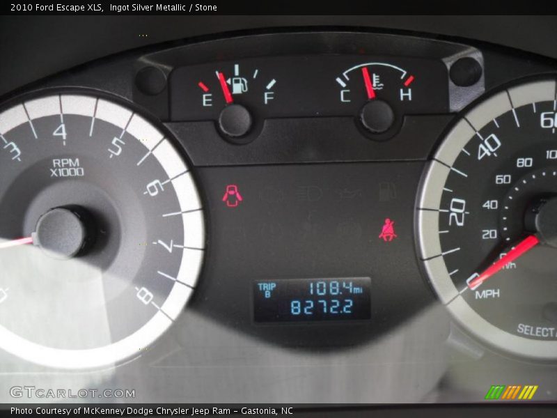 Ingot Silver Metallic / Stone 2010 Ford Escape XLS