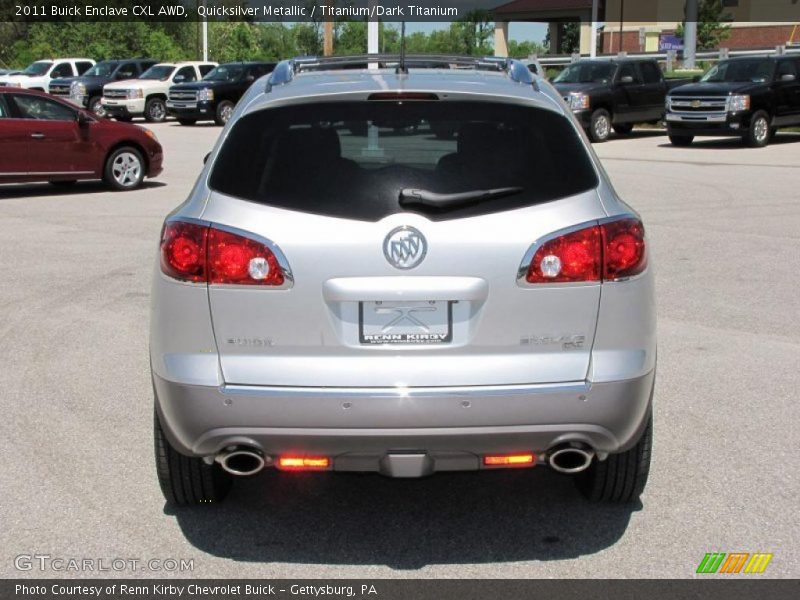 Quicksilver Metallic / Titanium/Dark Titanium 2011 Buick Enclave CXL AWD