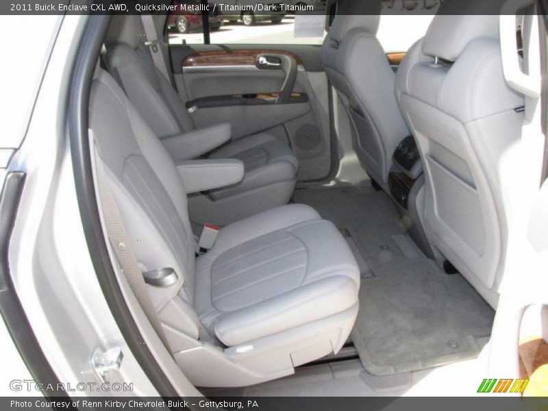 Quicksilver Metallic / Titanium/Dark Titanium 2011 Buick Enclave CXL AWD