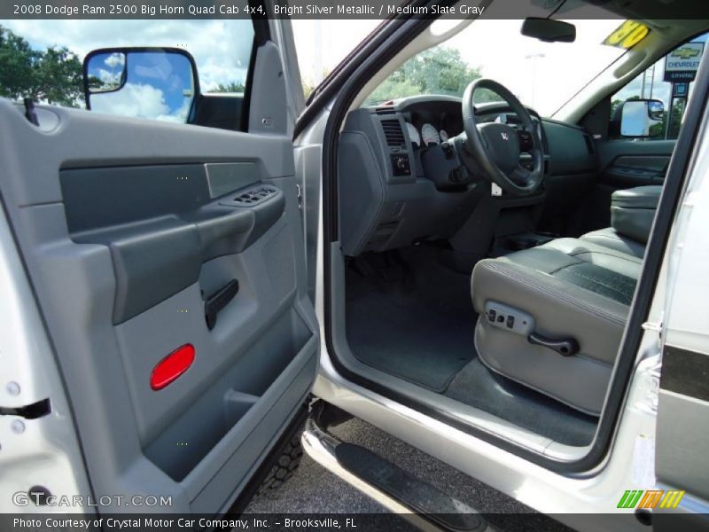 Bright Silver Metallic / Medium Slate Gray 2008 Dodge Ram 2500 Big Horn Quad Cab 4x4