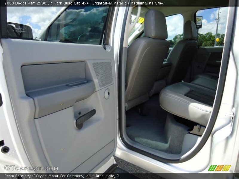 Bright Silver Metallic / Medium Slate Gray 2008 Dodge Ram 2500 Big Horn Quad Cab 4x4
