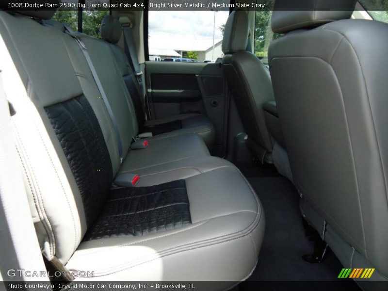 Bright Silver Metallic / Medium Slate Gray 2008 Dodge Ram 2500 Big Horn Quad Cab 4x4