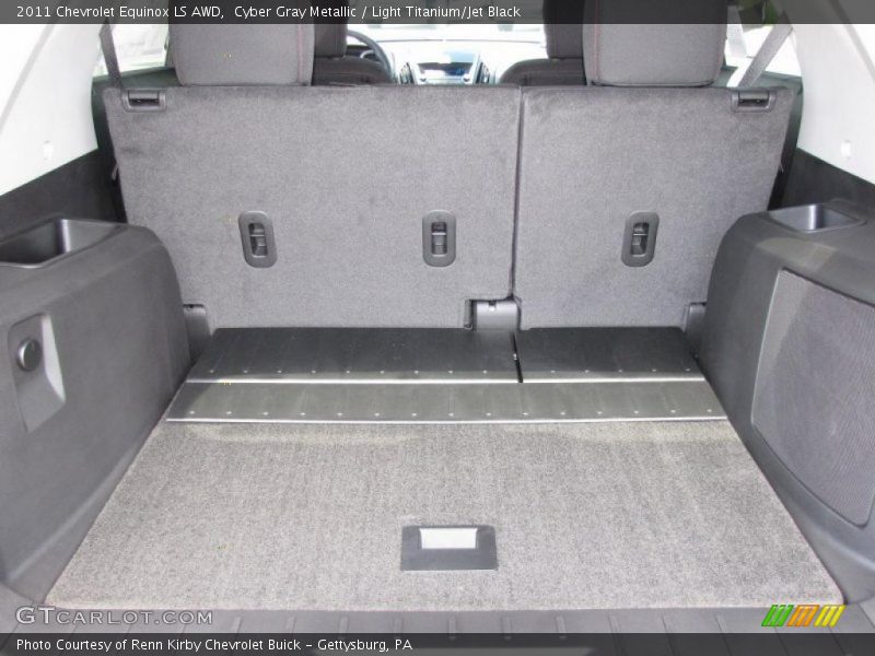 Cyber Gray Metallic / Light Titanium/Jet Black 2011 Chevrolet Equinox LS AWD