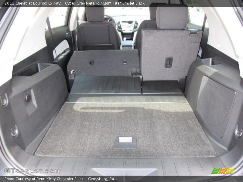 Cyber Gray Metallic / Light Titanium/Jet Black 2011 Chevrolet Equinox LS AWD