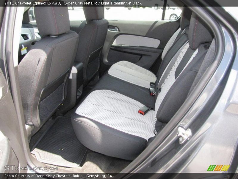 Cyber Gray Metallic / Light Titanium/Jet Black 2011 Chevrolet Equinox LS AWD