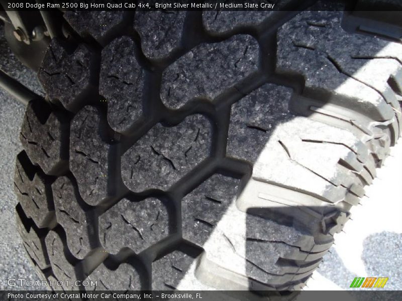 Bright Silver Metallic / Medium Slate Gray 2008 Dodge Ram 2500 Big Horn Quad Cab 4x4
