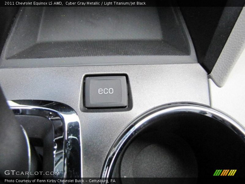 Cyber Gray Metallic / Light Titanium/Jet Black 2011 Chevrolet Equinox LS AWD