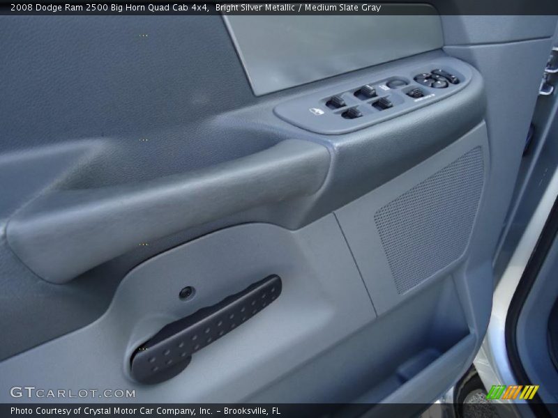 Bright Silver Metallic / Medium Slate Gray 2008 Dodge Ram 2500 Big Horn Quad Cab 4x4