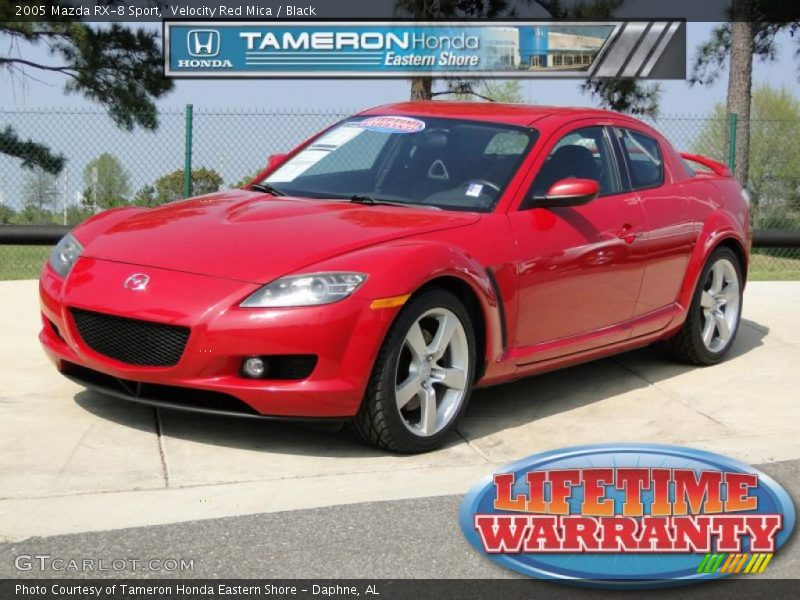 Velocity Red Mica / Black 2005 Mazda RX-8 Sport