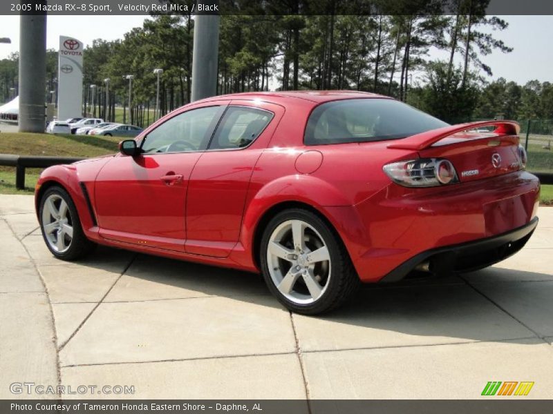 Velocity Red Mica / Black 2005 Mazda RX-8 Sport