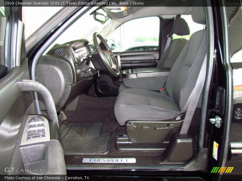 Black / Ebony 2009 Chevrolet Silverado 1500 LT Texas Edition Extended Cab