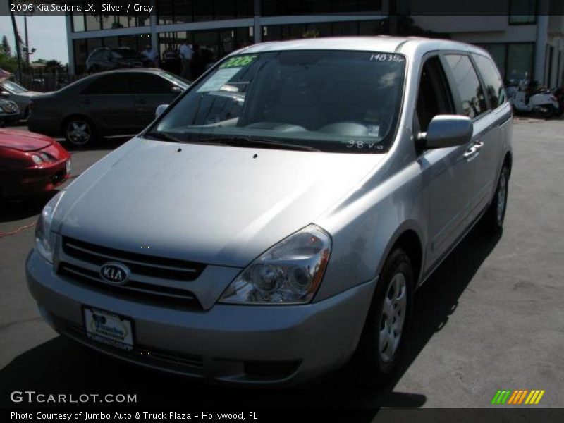 Silver / Gray 2006 Kia Sedona LX