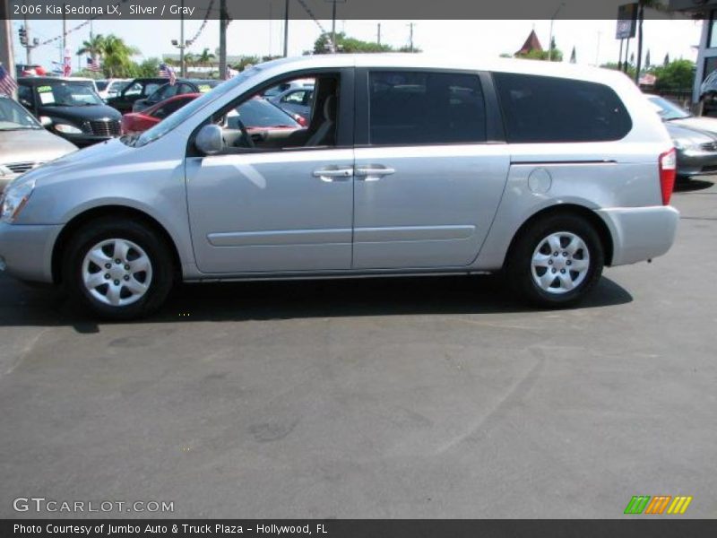Silver / Gray 2006 Kia Sedona LX