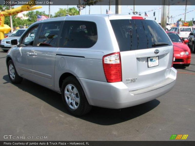 Silver / Gray 2006 Kia Sedona LX