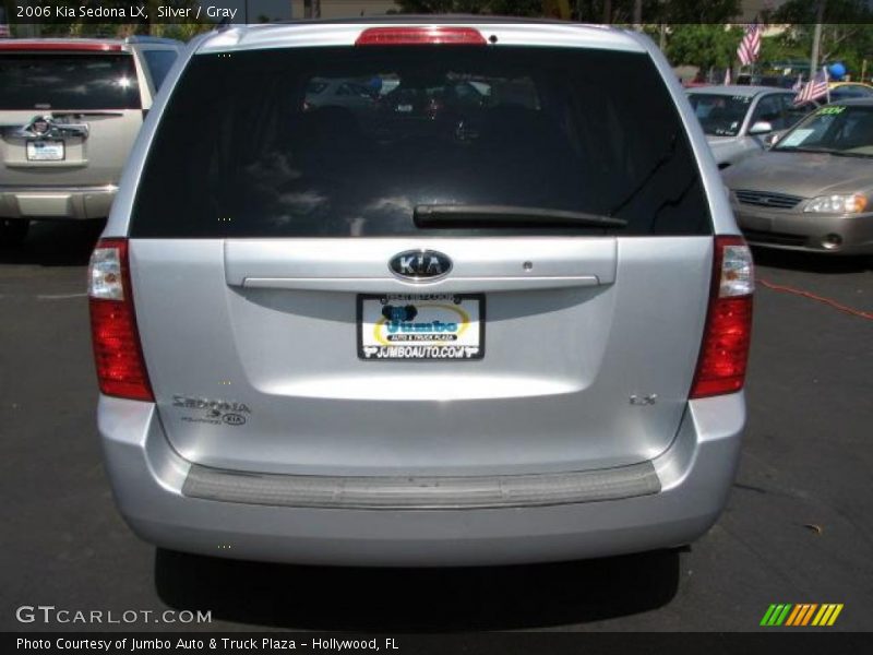 Silver / Gray 2006 Kia Sedona LX