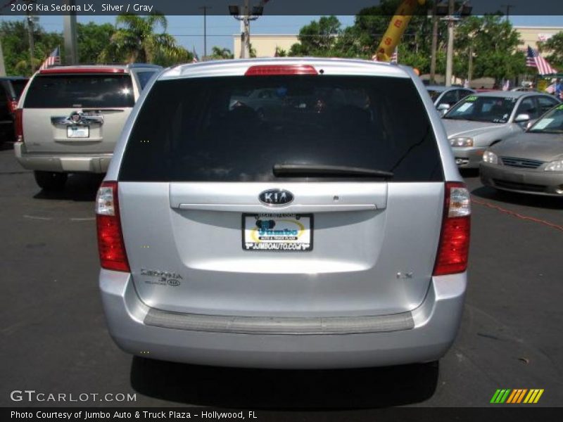Silver / Gray 2006 Kia Sedona LX