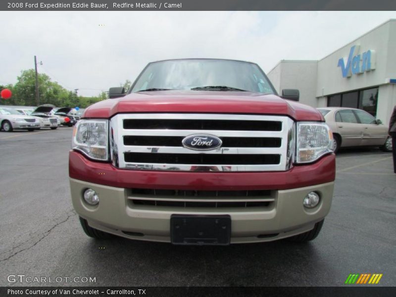 Redfire Metallic / Camel 2008 Ford Expedition Eddie Bauer