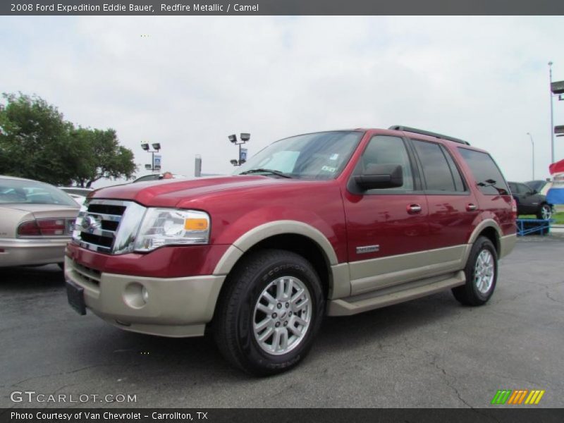 Redfire Metallic / Camel 2008 Ford Expedition Eddie Bauer