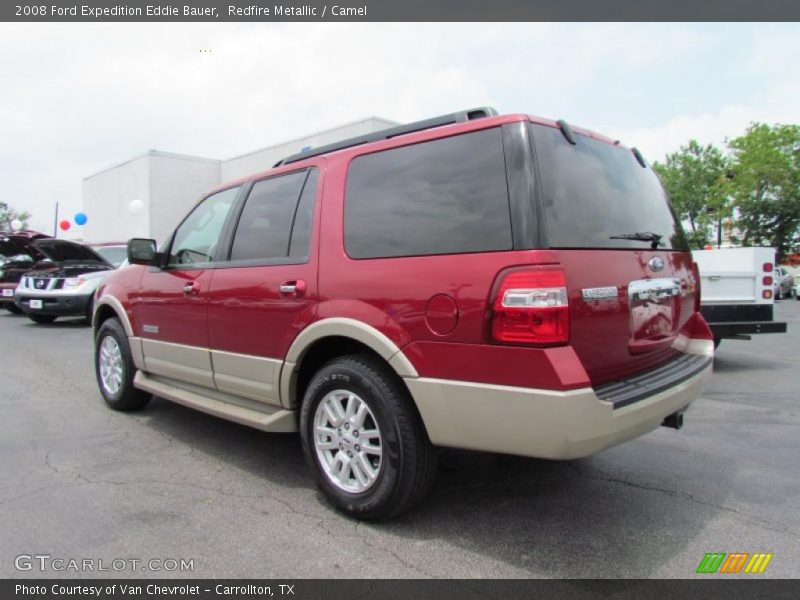Redfire Metallic / Camel 2008 Ford Expedition Eddie Bauer