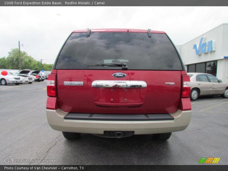 Redfire Metallic / Camel 2008 Ford Expedition Eddie Bauer