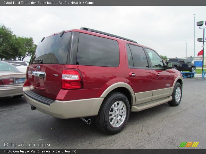 Redfire Metallic / Camel 2008 Ford Expedition Eddie Bauer