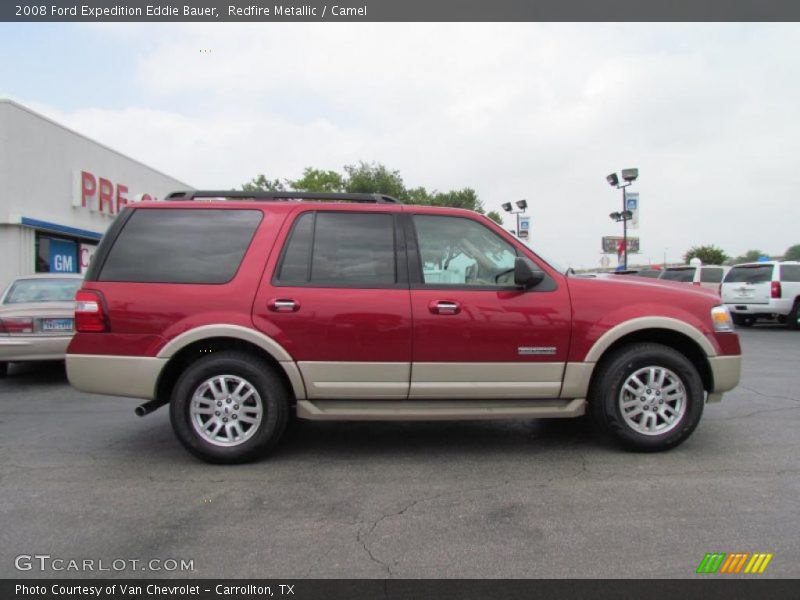 Redfire Metallic / Camel 2008 Ford Expedition Eddie Bauer